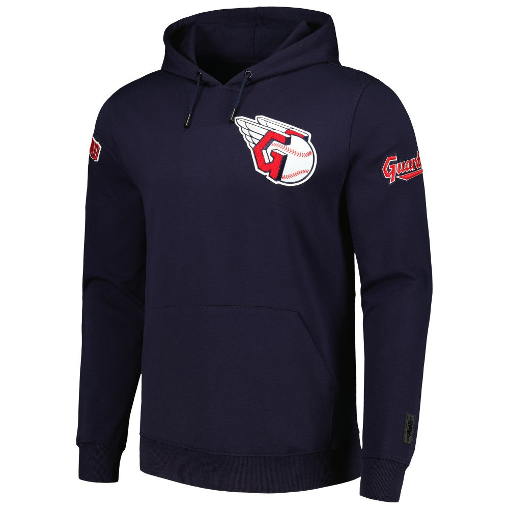 Cleveland Guardians Pro Standard Team Logo Pullover Hoodie - Navy - MLB Lifestyle