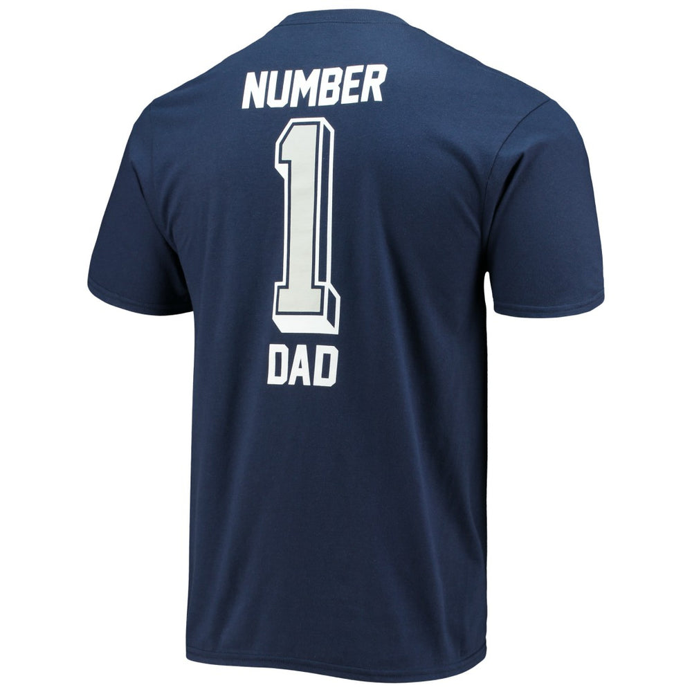 Fanatics Dallas Cowboys #1 Dad T-Shirt Navy