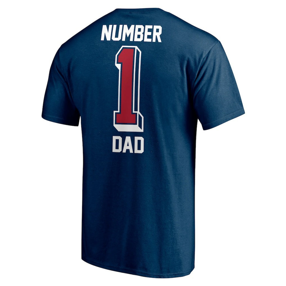 Fanatics Houston Texans #1 Dad T-Shirt Navy