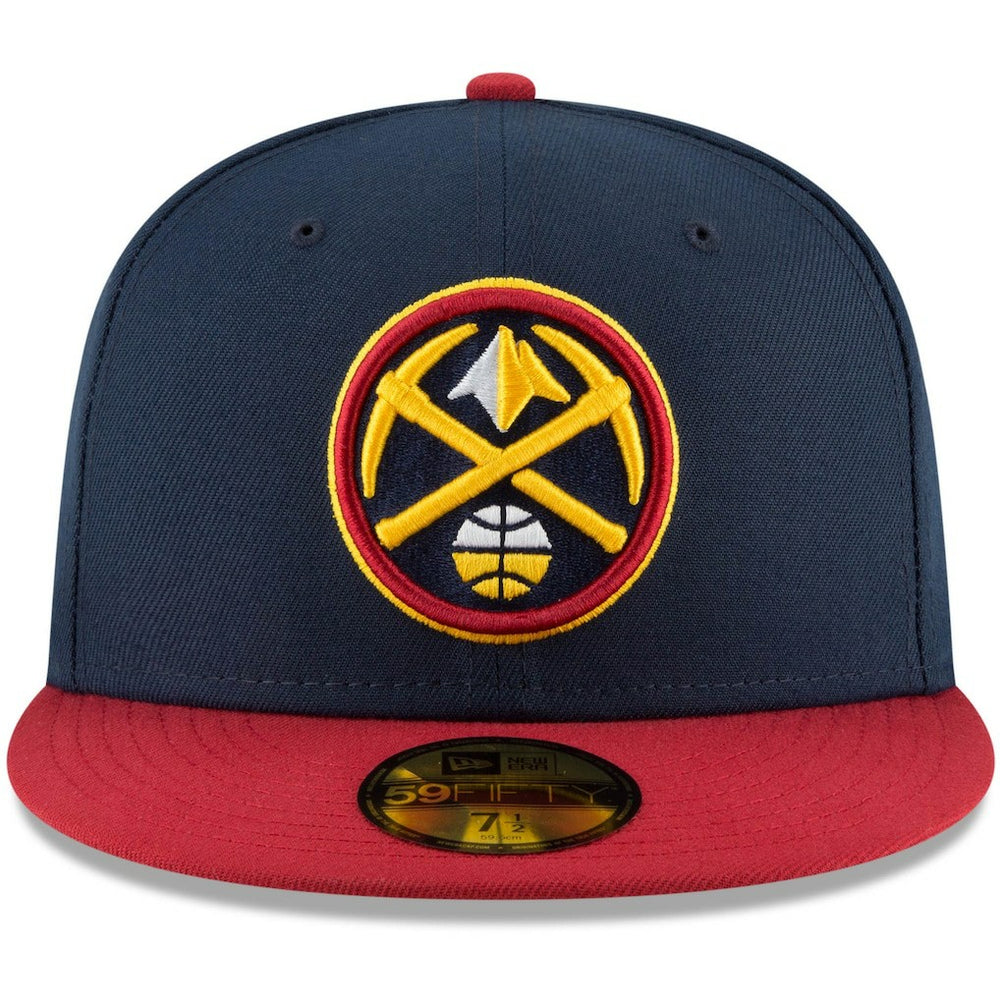 Denver Nuggets 2-Tone 59FIFTY Fitted Hat for sale Navy/Red | New Era outlet