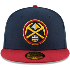 Denver Nuggets 2-Tone 59FIFTY Fitted Hat for sale Navy/Red | New Era outlet