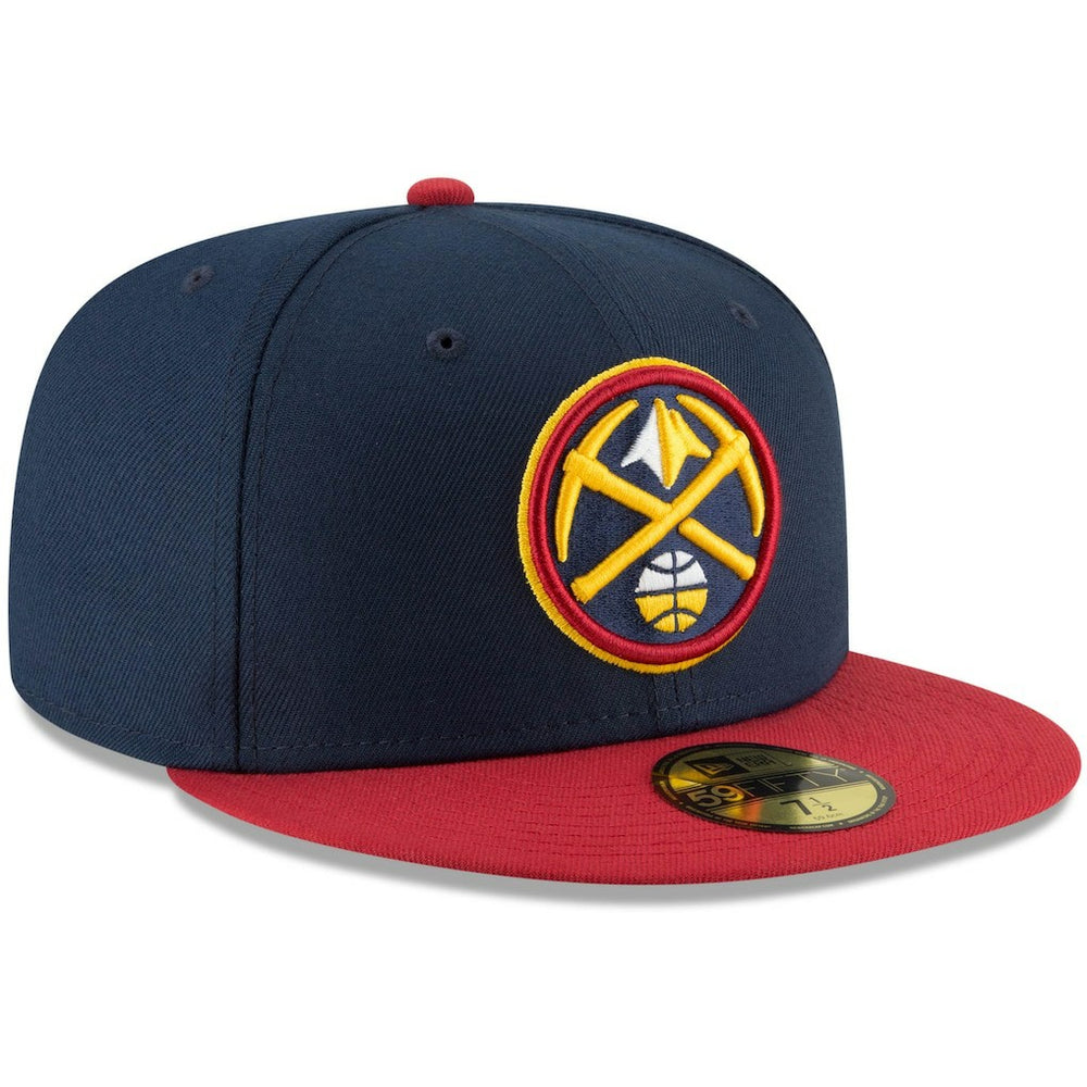 Denver Nuggets 2-Tone 59FIFTY Fitted Hat for sale Navy/Red | New Era outlet