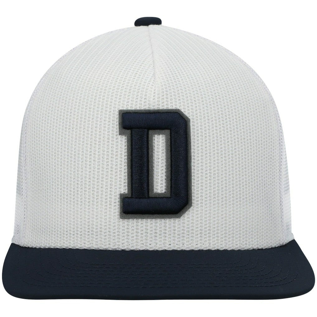 Dallas Cowboys HOOey Logo Snapback Hat White/Navy
