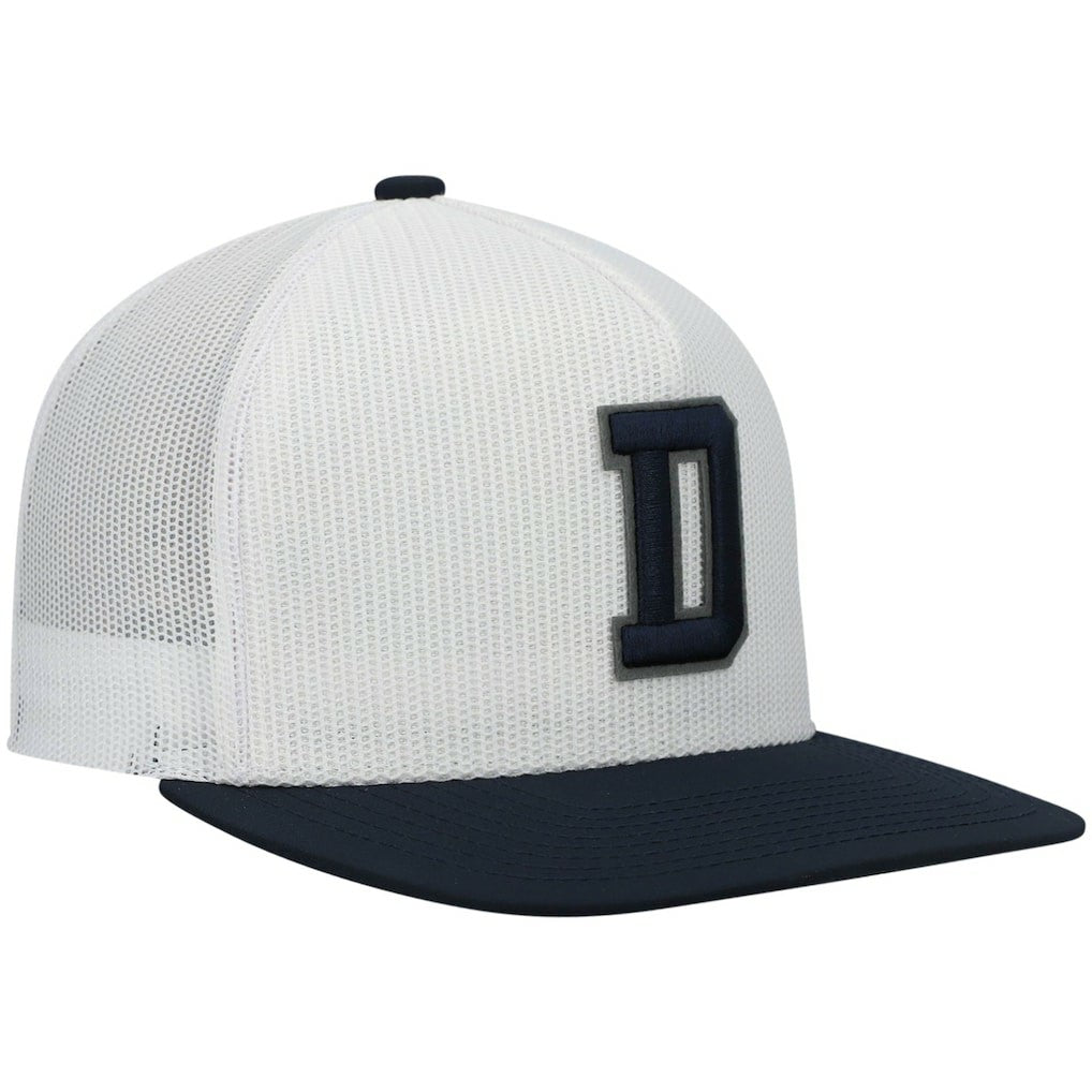 Dallas Cowboys HOOey Logo Snapback Hat White/Navy