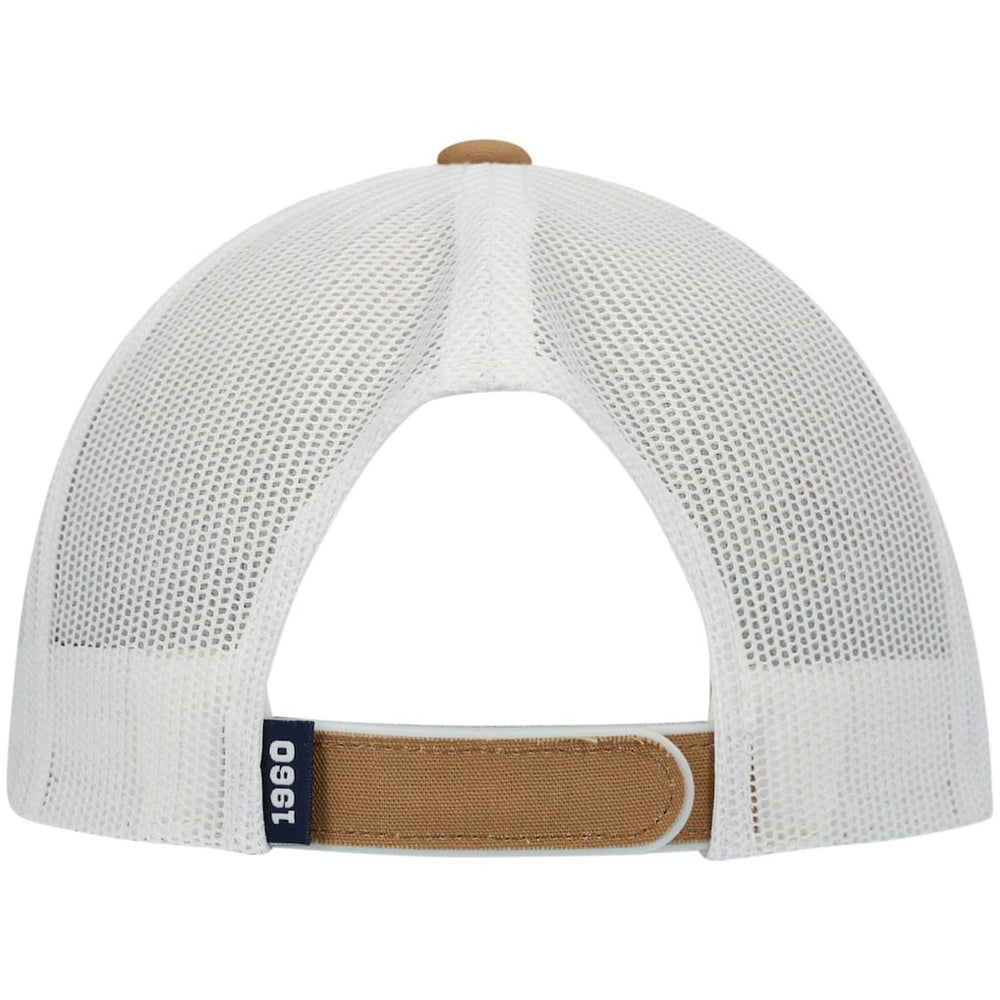 Dallas Cowboys HOOey Logo Trucker Snapback Hat Tan/White