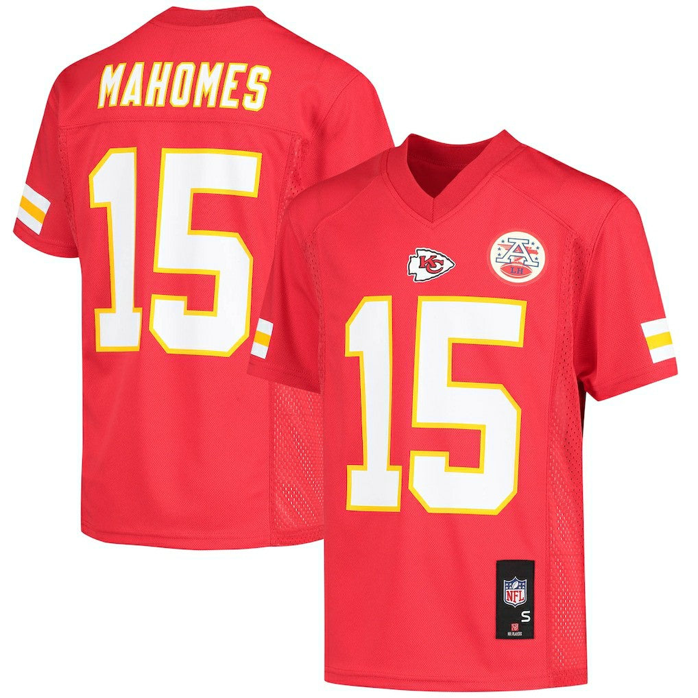 Patrick Mahomes Kansas City Chiefs Youth Replica Player Jersey Red