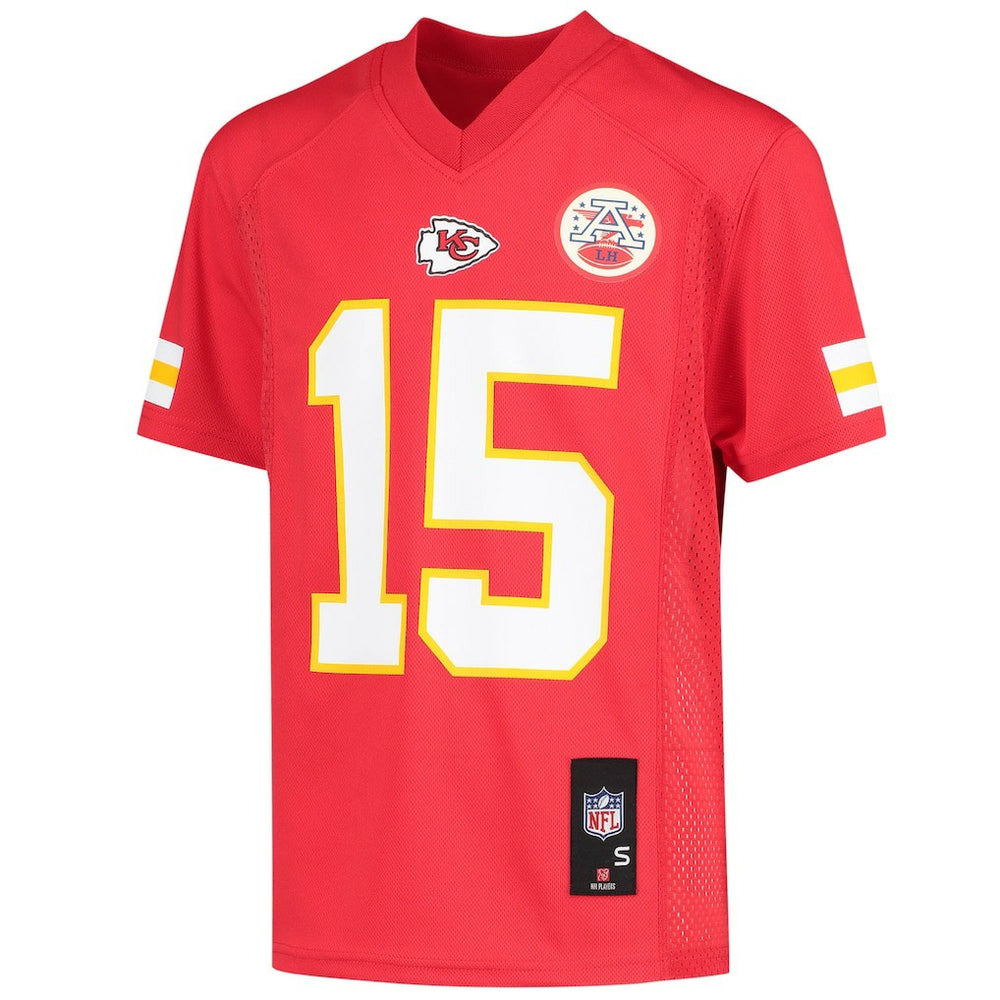 Patrick Mahomes Kansas City Chiefs Youth Replica Player Jersey Red