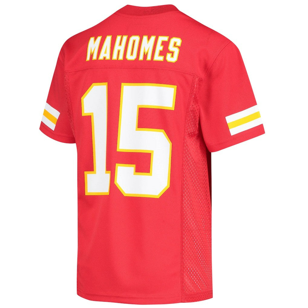 Patrick Mahomes Kansas City Chiefs Youth Replica Player Jersey Red