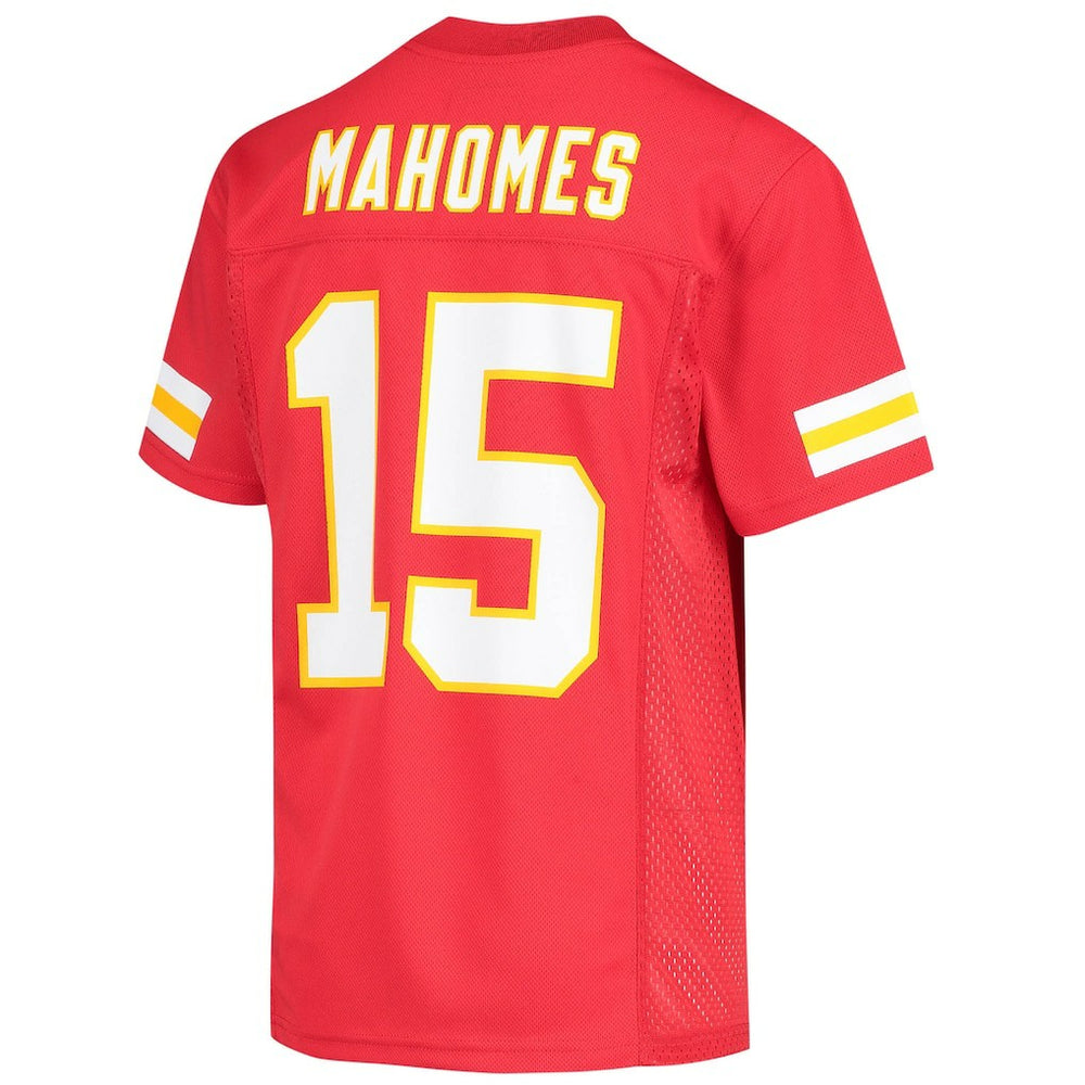 Patrick Mahomes Kansas City Chiefs Youth Replica Player Jersey Red