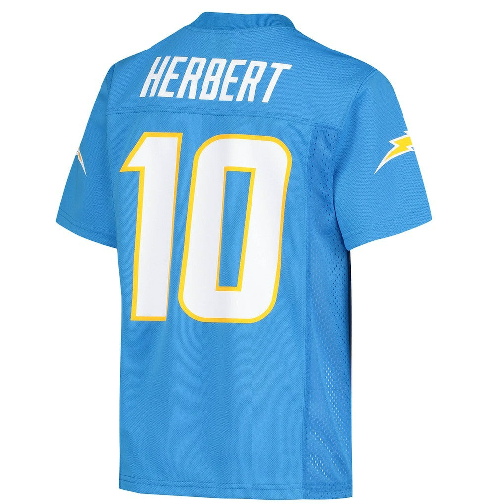 Justin Herbert Los Angeles Chargers Youth Replica Player Jersey Powder Blue