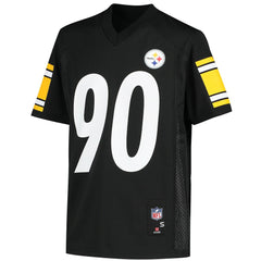 T.J. Watt Pittsburgh Steelers Youth Replica Player Jersey Black