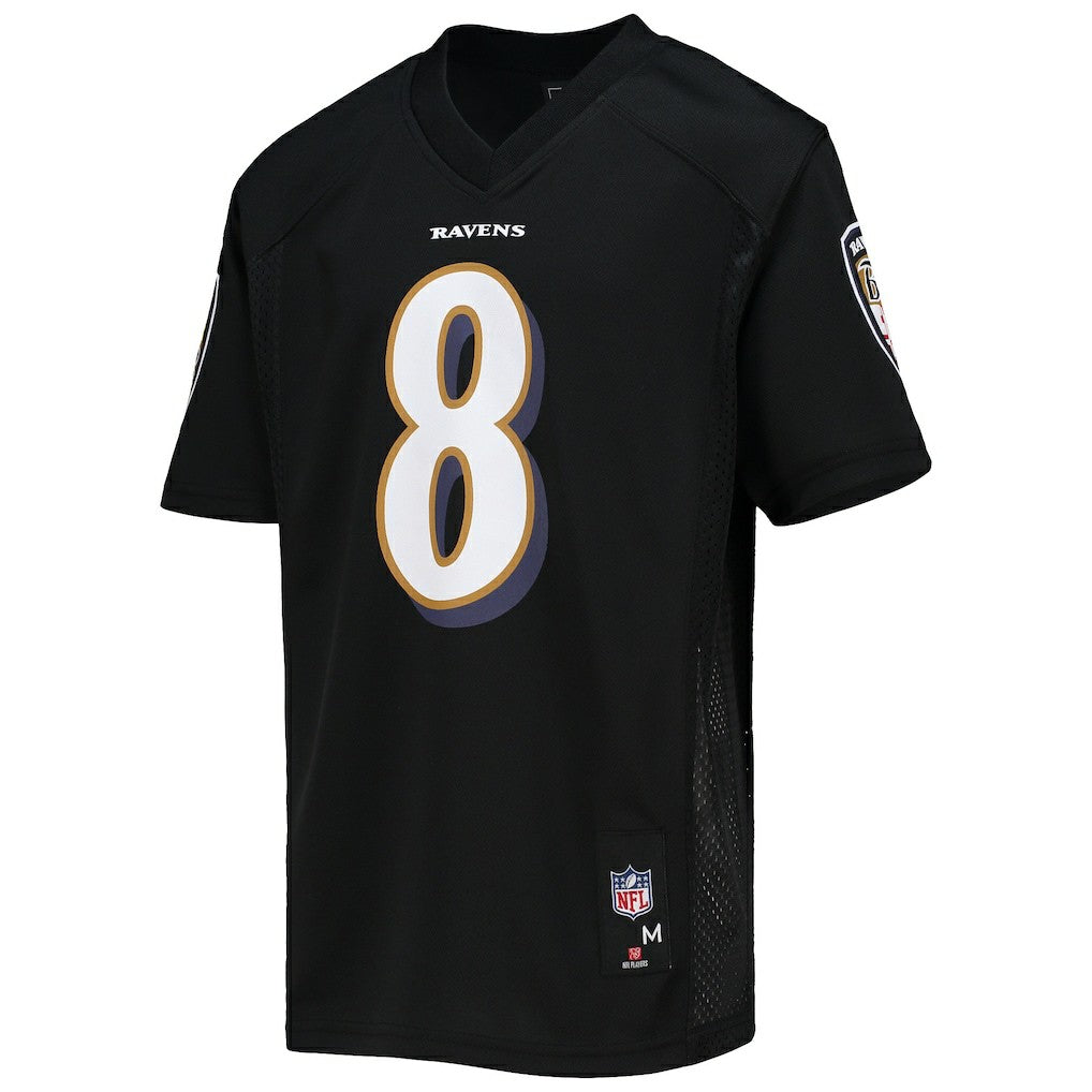 Lamar Jackson Baltimore Ravens Youth Replica Player Jersey Black