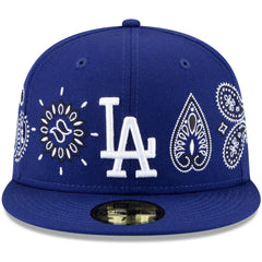 Los Angeles Dodgers New Era Paisley Elements 59FIFTY Fitted Hat - Royal - New Era Sale