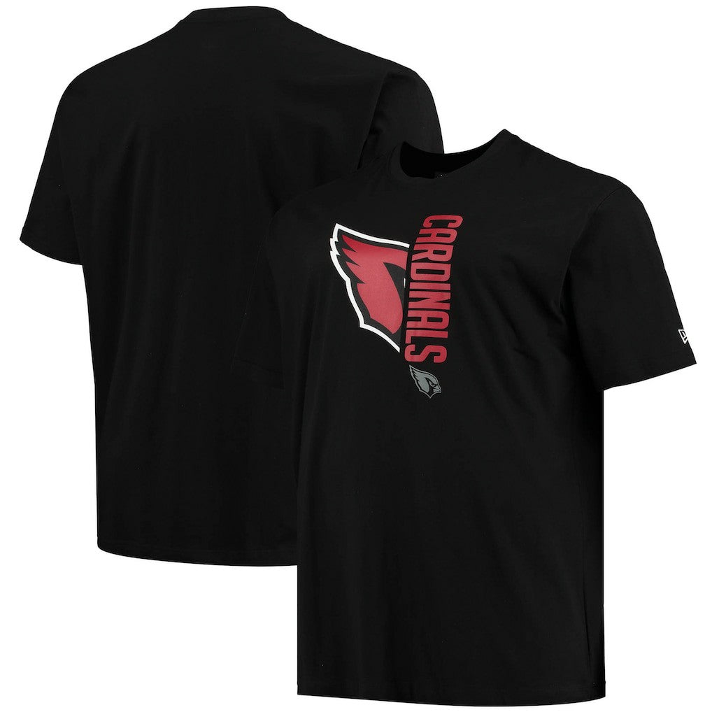 Arizona Cardinals New Era Big & Tall 2-Hit T-Shirt Black