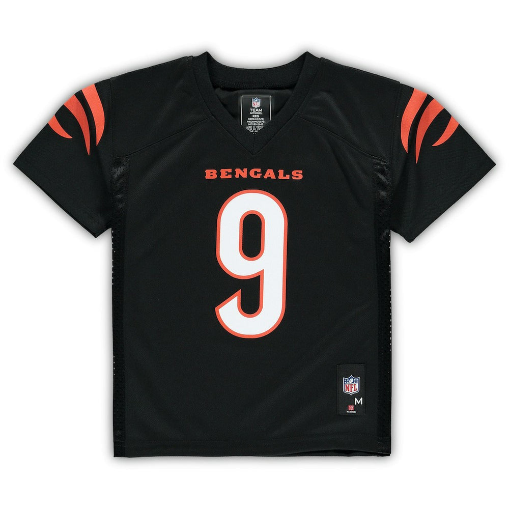 Joe Burrow Cincinnati Bengals Preschool Replica Player Jersey Black