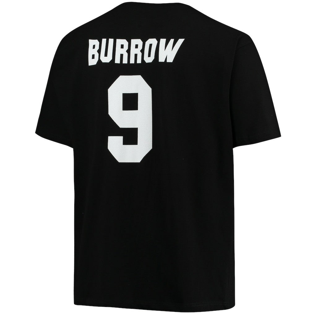 Fanatics Joe Burrow Cincinnati Bengals Big & Tall Player Name & Number T-Shirt Black