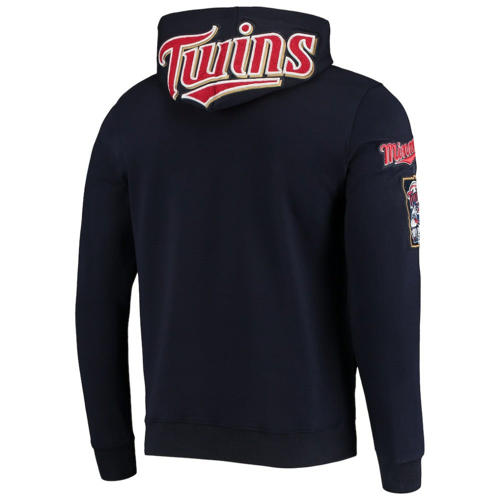 Minnesota Twins Pro Standard Team Logo Pullover Hoodie - Navy - MLB Sale
