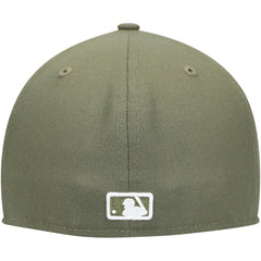Chicago White Sox New Era White Logo 59FIFTY Fitted Hat - Olive - New Era on Sale