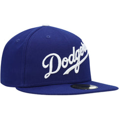 Los Angeles Dodgers New Era White Logo 59FIFTY Fitted Hat - Royal - New Era Online