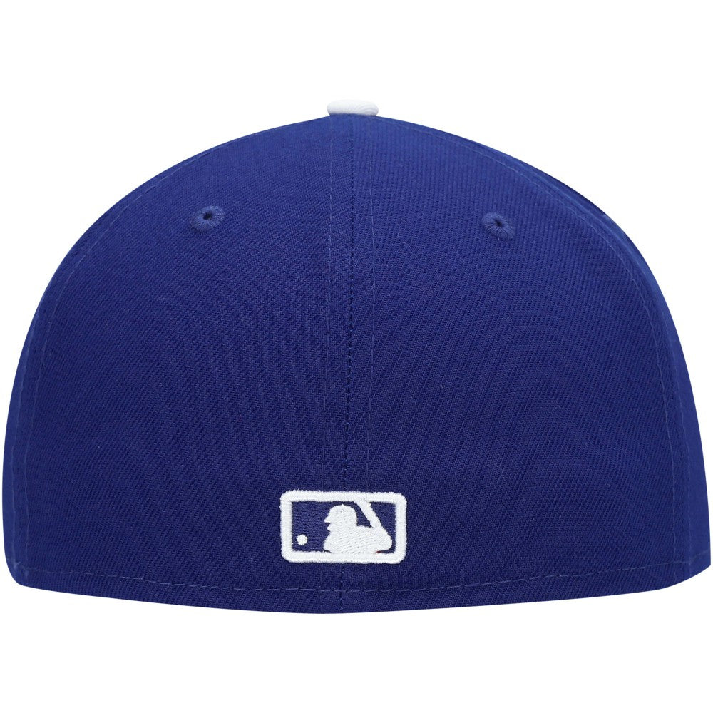 Los Angeles Dodgers New Era White Logo 59FIFTY Fitted Hat - Royal - New Era Online