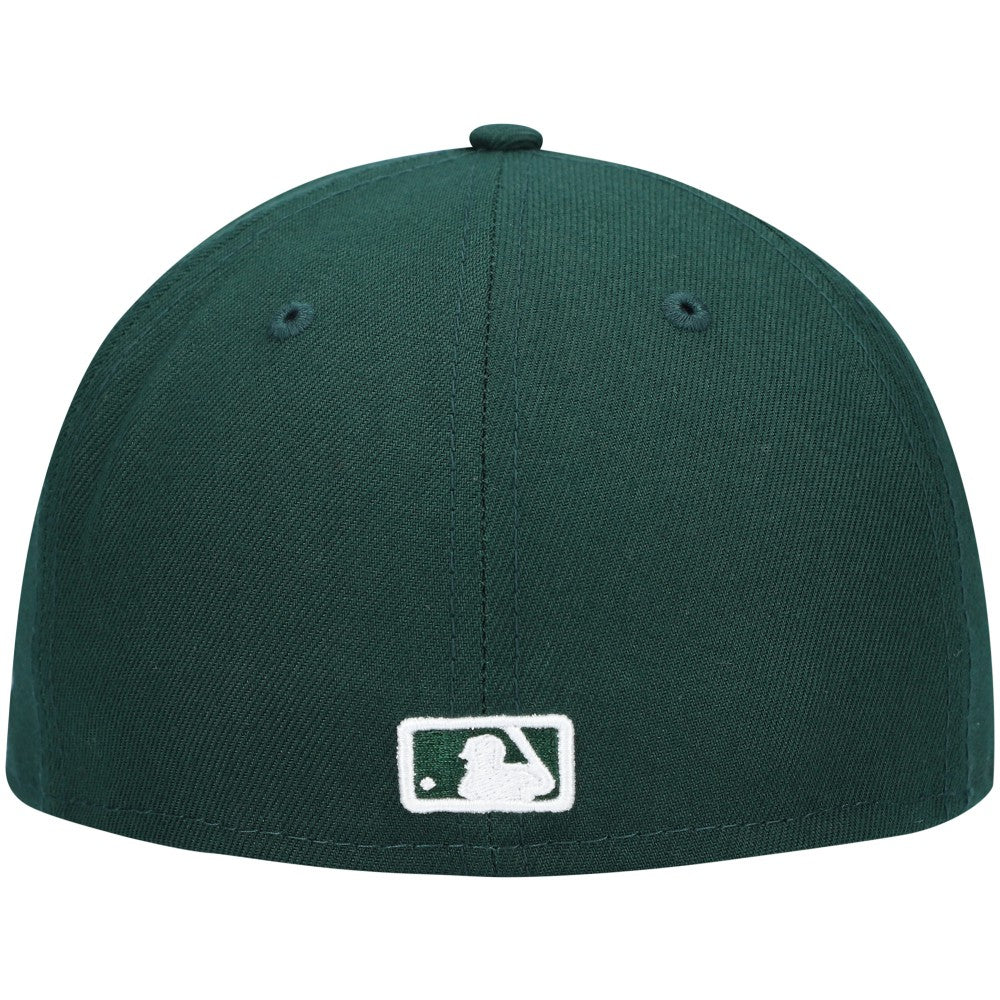 Milwaukee Brewers New Era White Logo 59FIFTY Fitted Hat - Green - New Era Discount
