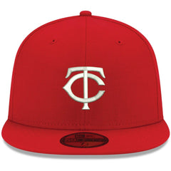 Minnesota Twins New Era White Logo 59FIFTY Fitted Hat - Red - New Era Lifestyle