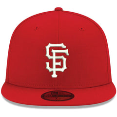 San Francisco Giants New Era White Logo 59FIFTY Fitted Hat - Red - New Era on Sale