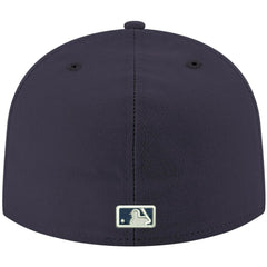 Colorado Rockies New Era White Logo 59FIFTY Fitted Hat - Navy - New Era Discount