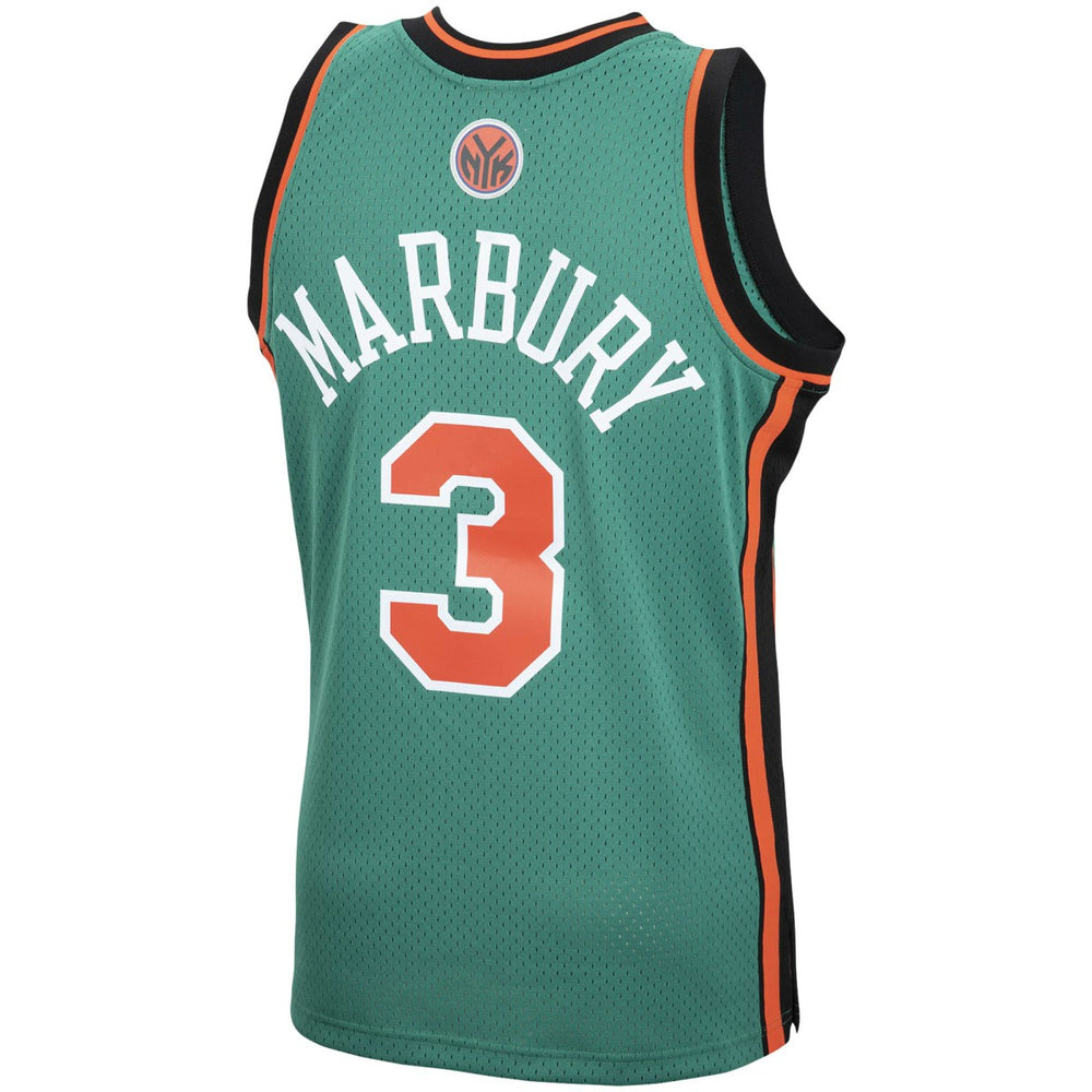 Stephon Marbury New York Knicks 2006/07 Hardwood Classics Swingman Jersey Green | Mitchell & Ness online