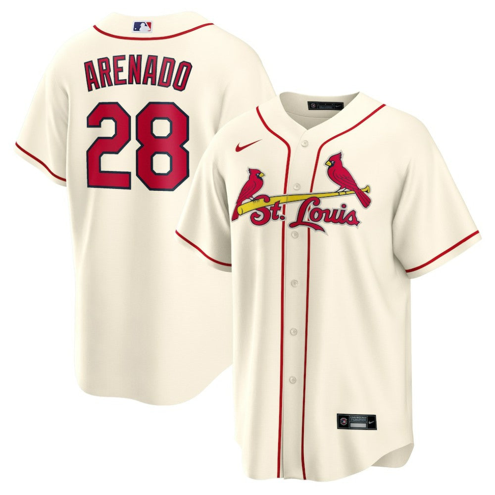 Nolan Arenado St. Louis Cardinals Nike Alternate 2 Replica Jersey - Cream - Nike Sale