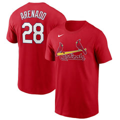 Nolan Arenado St. Louis Cardinals Nike Name & Number T-Shirt - Red - Nike Lifestyle