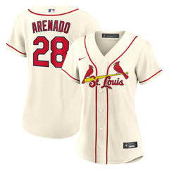 Nolan Arenado St. Louis Cardinals Nike Women's Alternate Replica Player Jersey - Cream - Nike on Sale