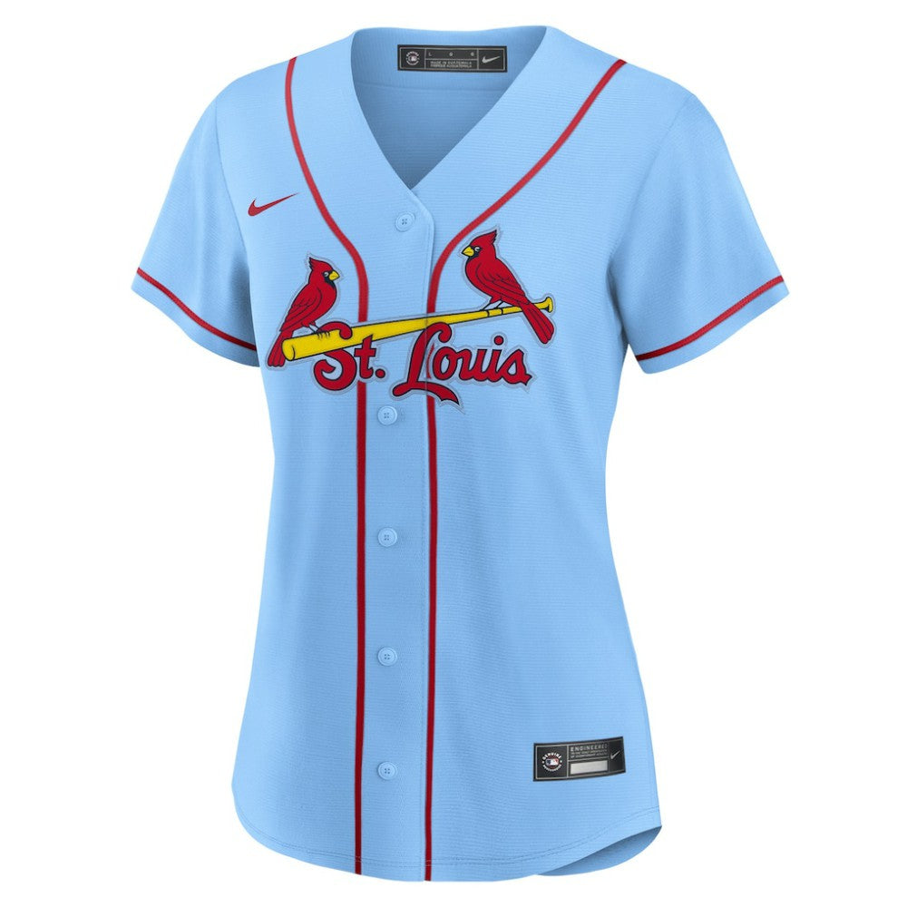 Nolan Arenado St. Louis Cardinals Nike Women's Alternate Replica Player Jersey - Light Blue - Nike Lifestyle