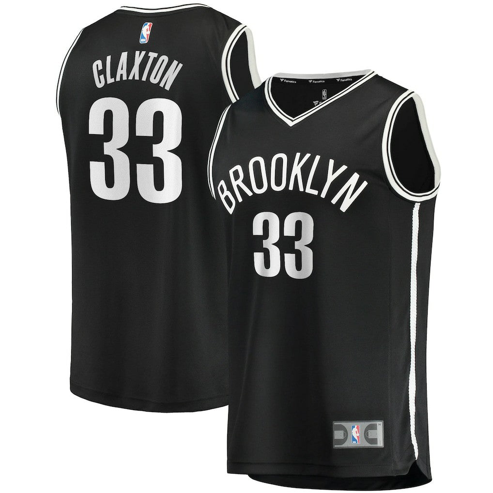 Nicolas Claxton Brooklyn Nets Fast Break Replica Jersey Icon Edition Black | Fanatics Near Me
