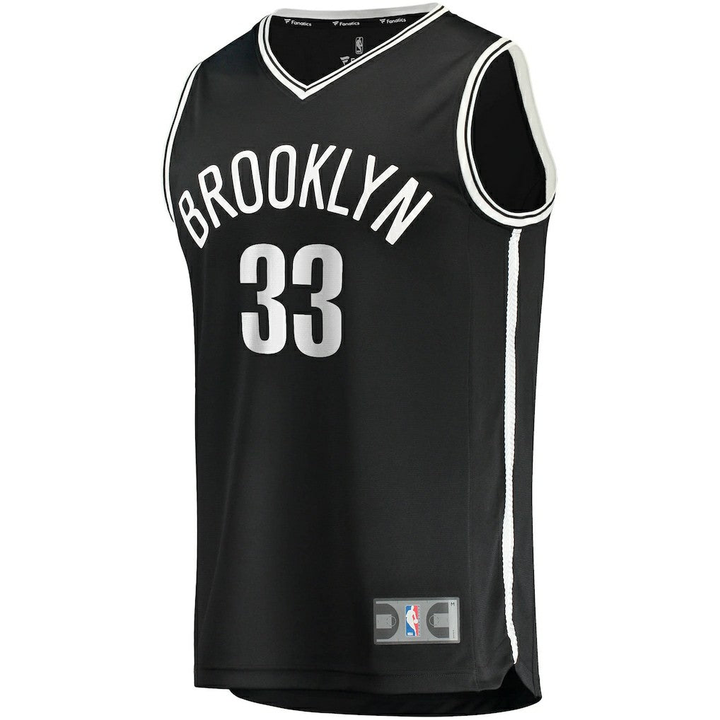 Nicolas Claxton Brooklyn Nets Fast Break Replica Jersey Icon Edition Black | Fanatics Near Me