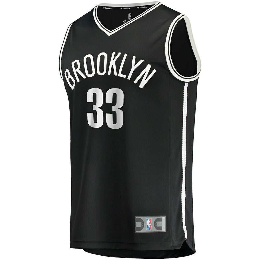 Nicolas Claxton Brooklyn Nets Fast Break Replica Jersey Icon Edition Black | Fanatics Near Me