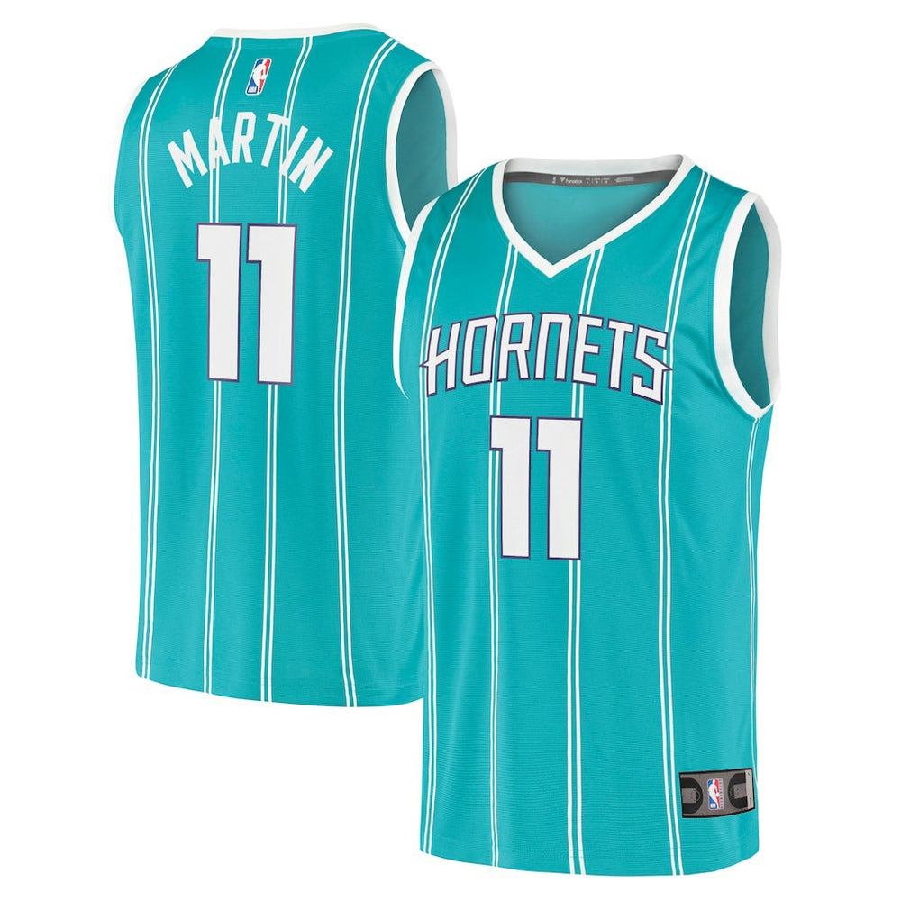 Cody Martin Charlotte Hornets Fast Break Replica Jersey Icon Edition Teal | Fanatics Lifestyle