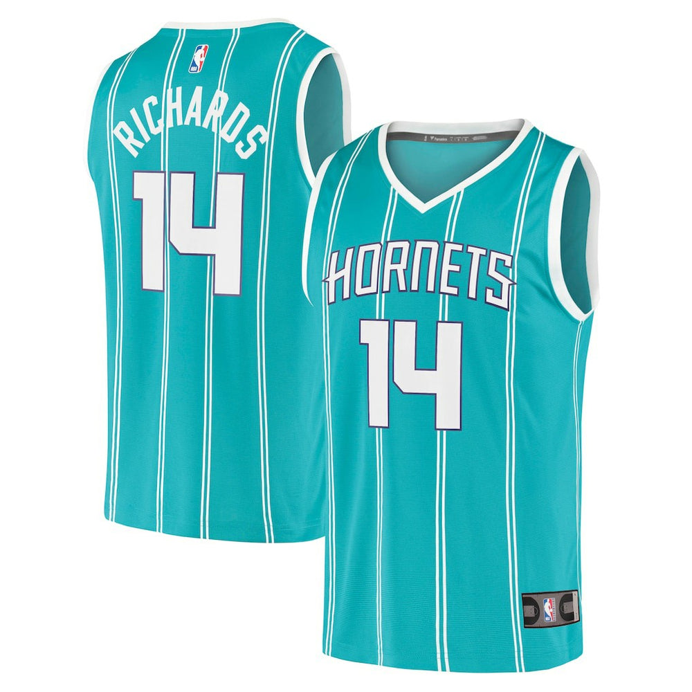 Nick Richards Charlotte Hornets Fast Break Replica Jersey Icon Edition Teal | Fanatics Near Me