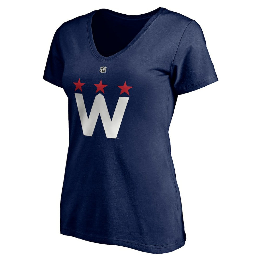 Tom Wilson Washington Capitals Fanatics Women's Authentic Stack Name & Number V-Neck T-Shirt - Navy - NHL 4216056