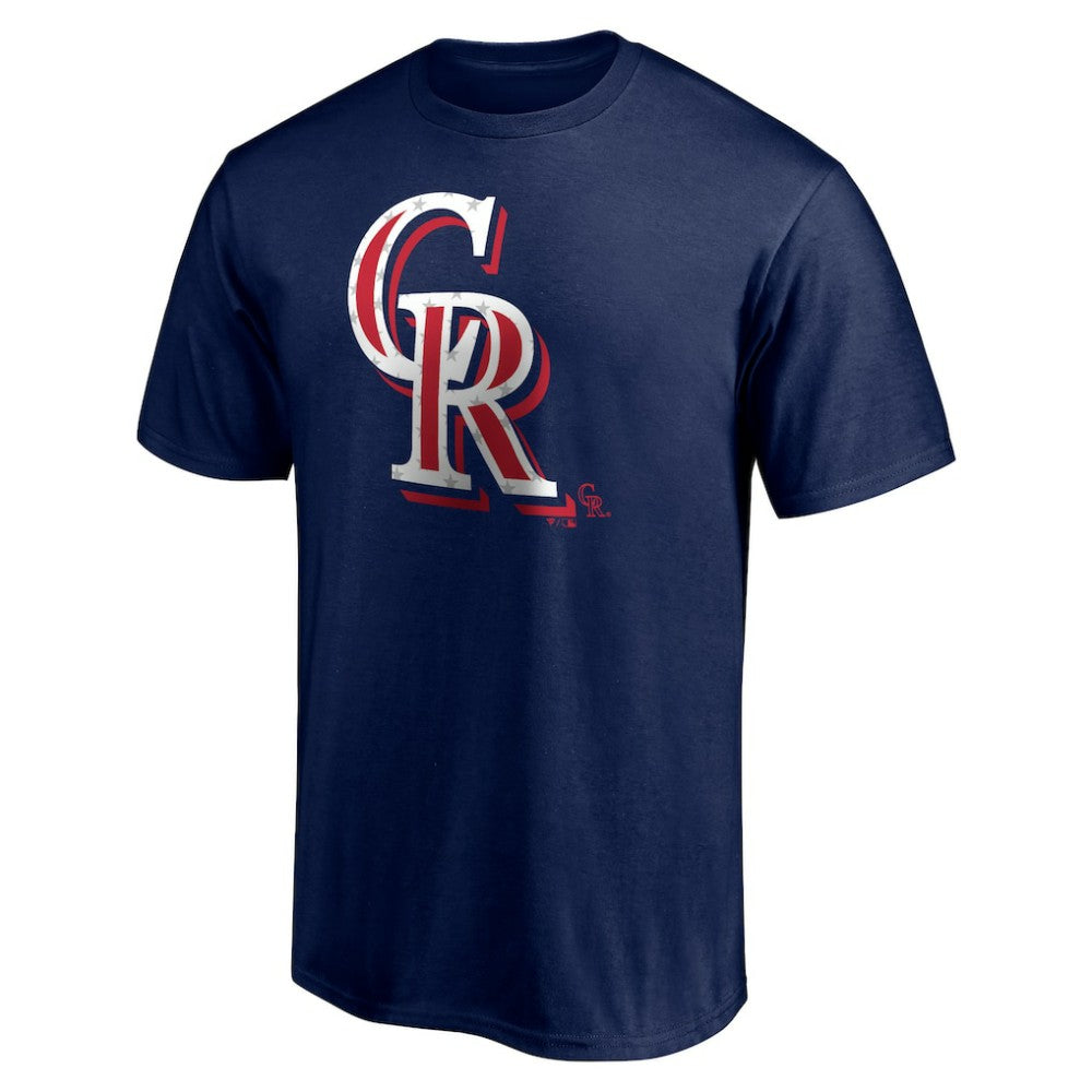 Colorado Rockies Red White and Team T-Shirt - Navy - MLB Discount