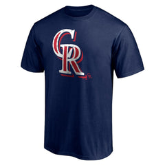 Colorado Rockies Red White and Team T-Shirt - Navy - MLB Discount