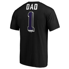 Colorado Rockies Number One Dad T-Shirt - Black - MLB Sale
