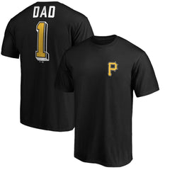 Pittsburgh Pirates Number One Dad T-Shirt - Black - MLB on Sale