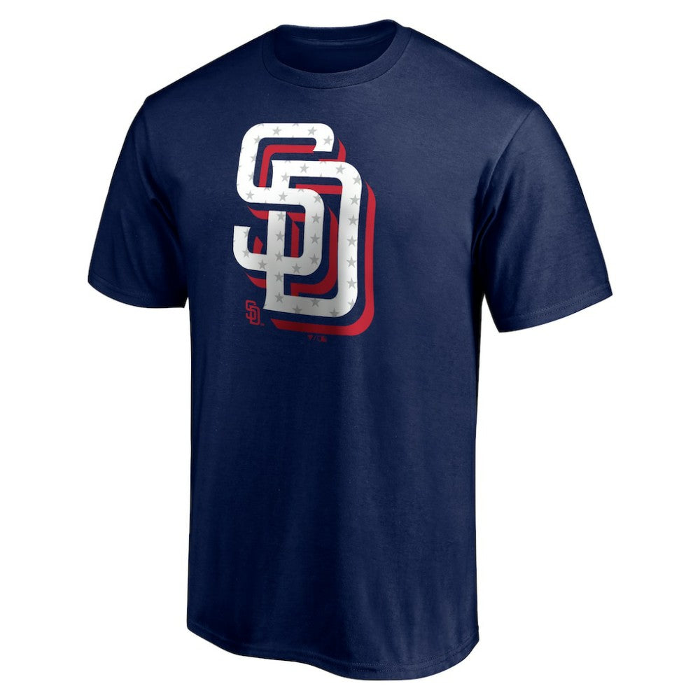 San Diego Padres Red White and Team T-Shirt - Navy - MLB on Sale