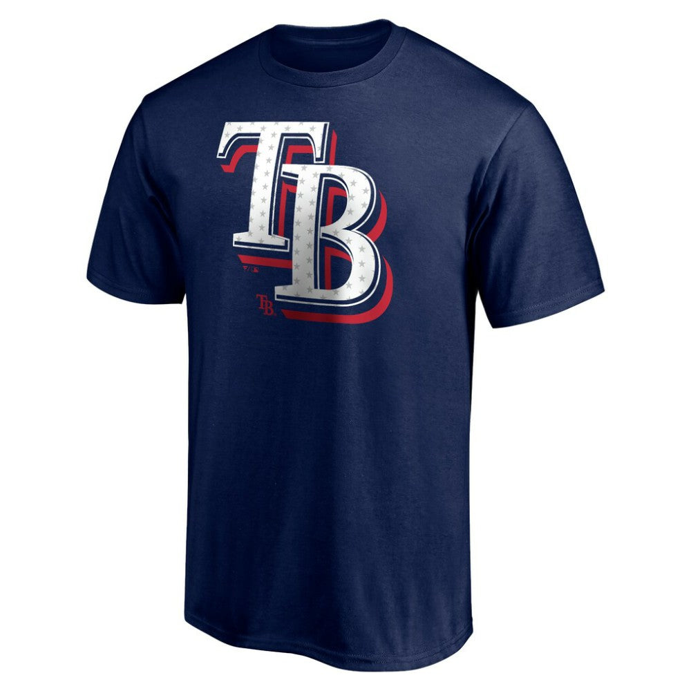 Tampa Bay Rays Red White and Team T-Shirt - Navy - MLB on Sale
