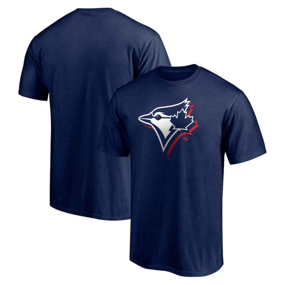 Toronto Blue Jays Red White and Team T-Shirt - Navy - MLB Lifestyle