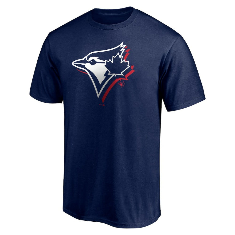 Toronto Blue Jays Red White and Team T-Shirt - Navy - MLB Lifestyle