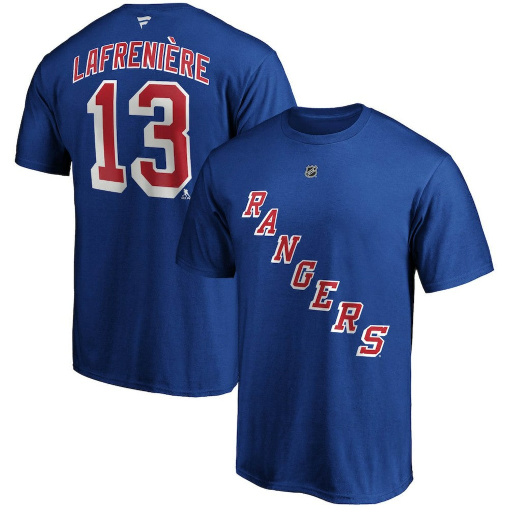 Alexis Lafreniere New York Rangers Fanatics Big & Tall Name & Number T-Shirt - Blue - NHL 4218046