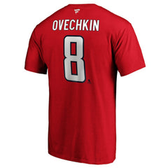 Alexander Ovechkin Washington Capitals Fanatics Big & Tall Captain Patch Name & Number T-Shirt - Red - NHL 4218048