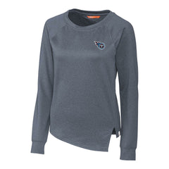 Tennessee Titans Cutter & Buck Women's Jackson Pullover Sweatshirt Heathered Navy